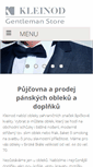 Mobile Screenshot of kleinod.cz